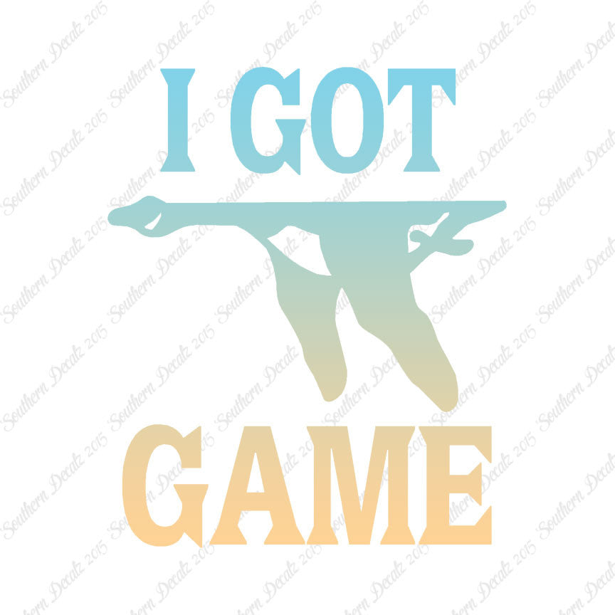 Got Game Goose Bird Hunting
