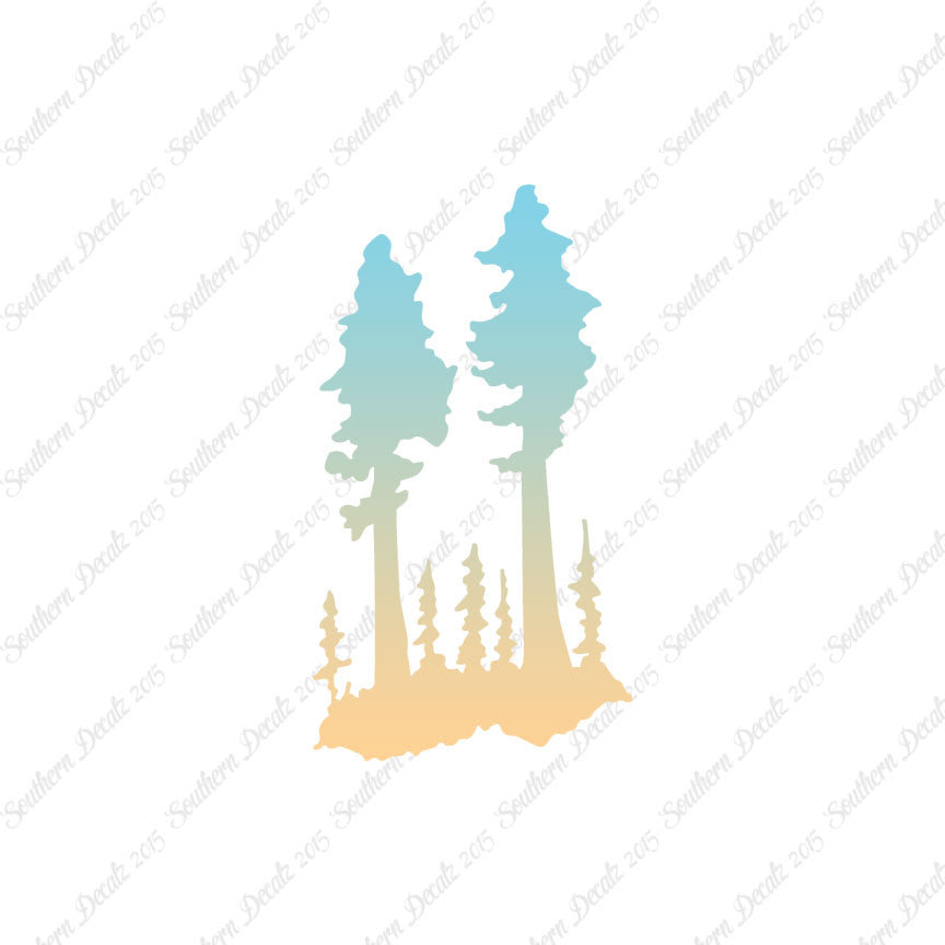 Palm Trees Forest Drawing