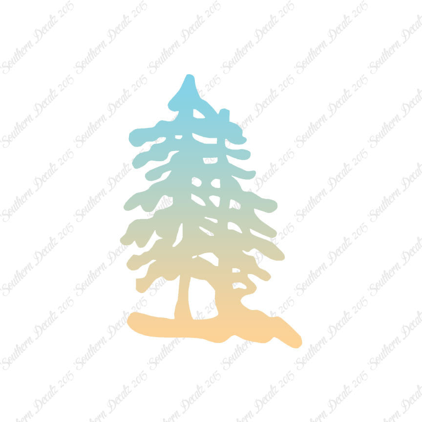 Pine Trees Art Drawing
