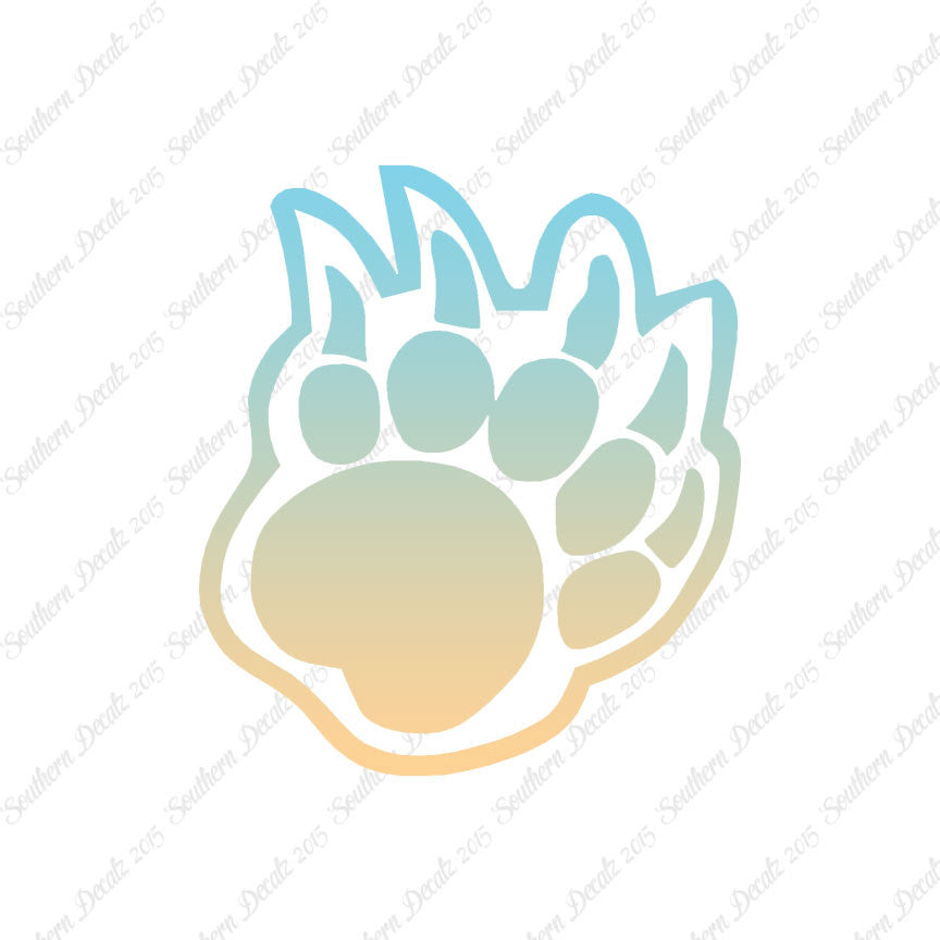Bear Claw Paw Print