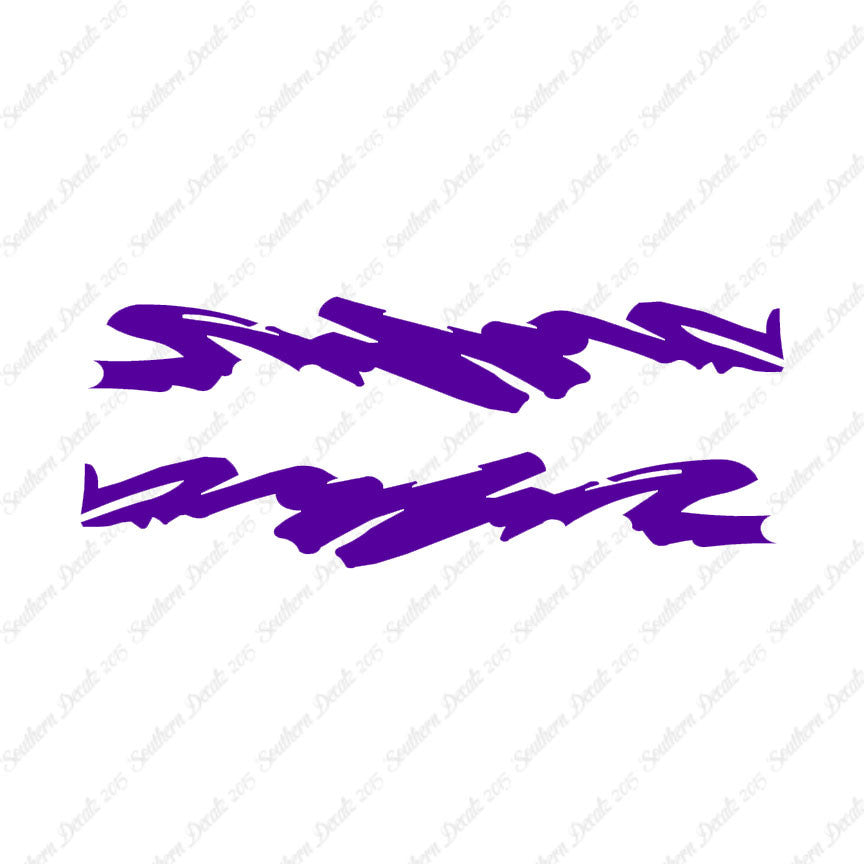 Pair Of Squiggles Art Splash