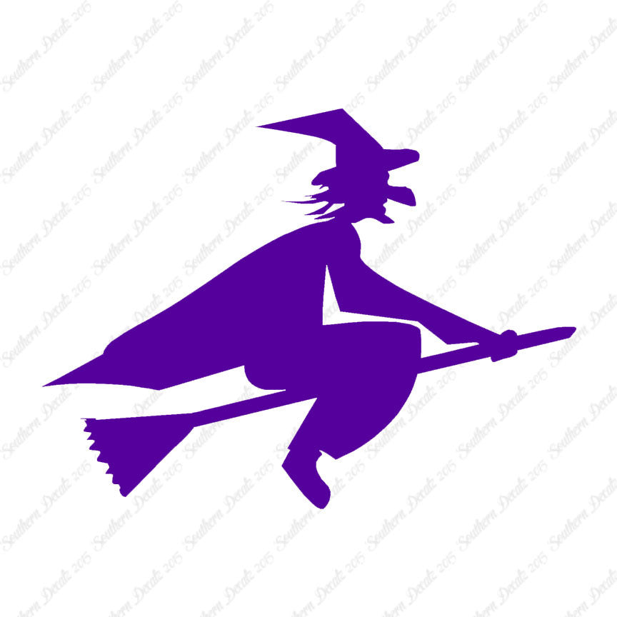 Witch Flying Broomstick
