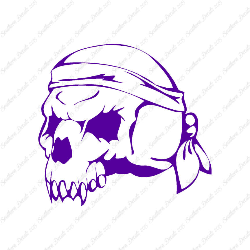 Doo Rag Skull Biker