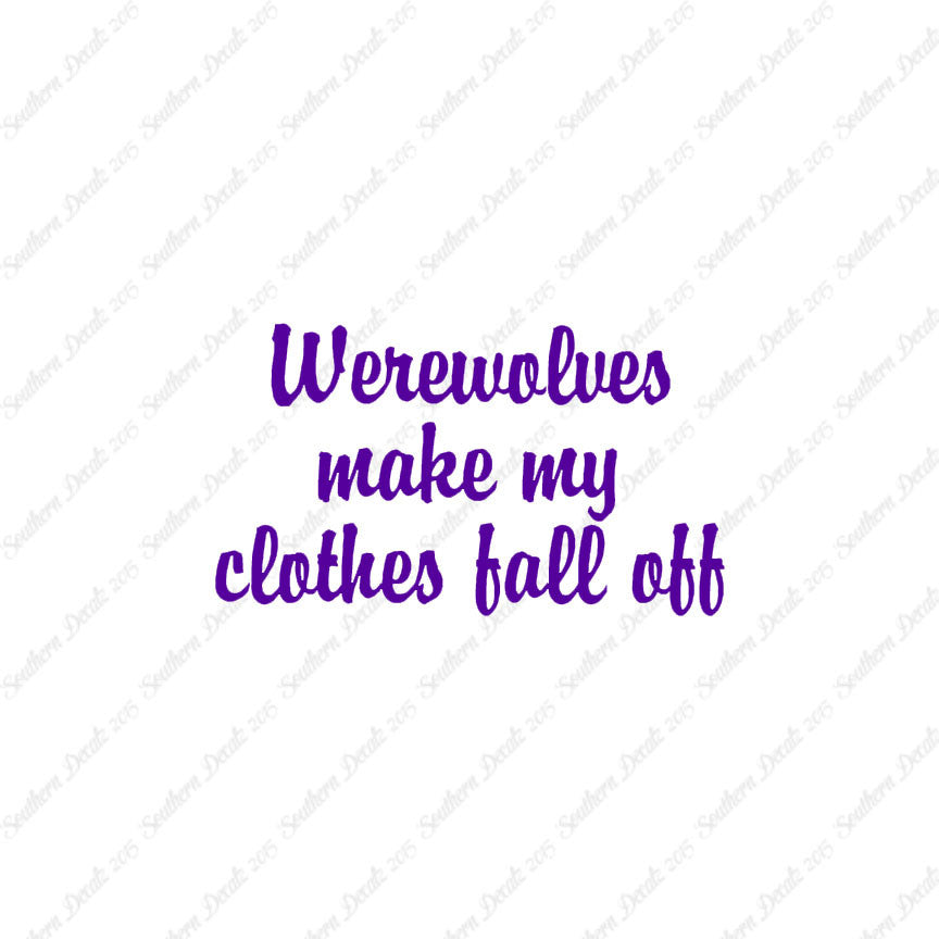 Werewolves Make Clothes Fall Off