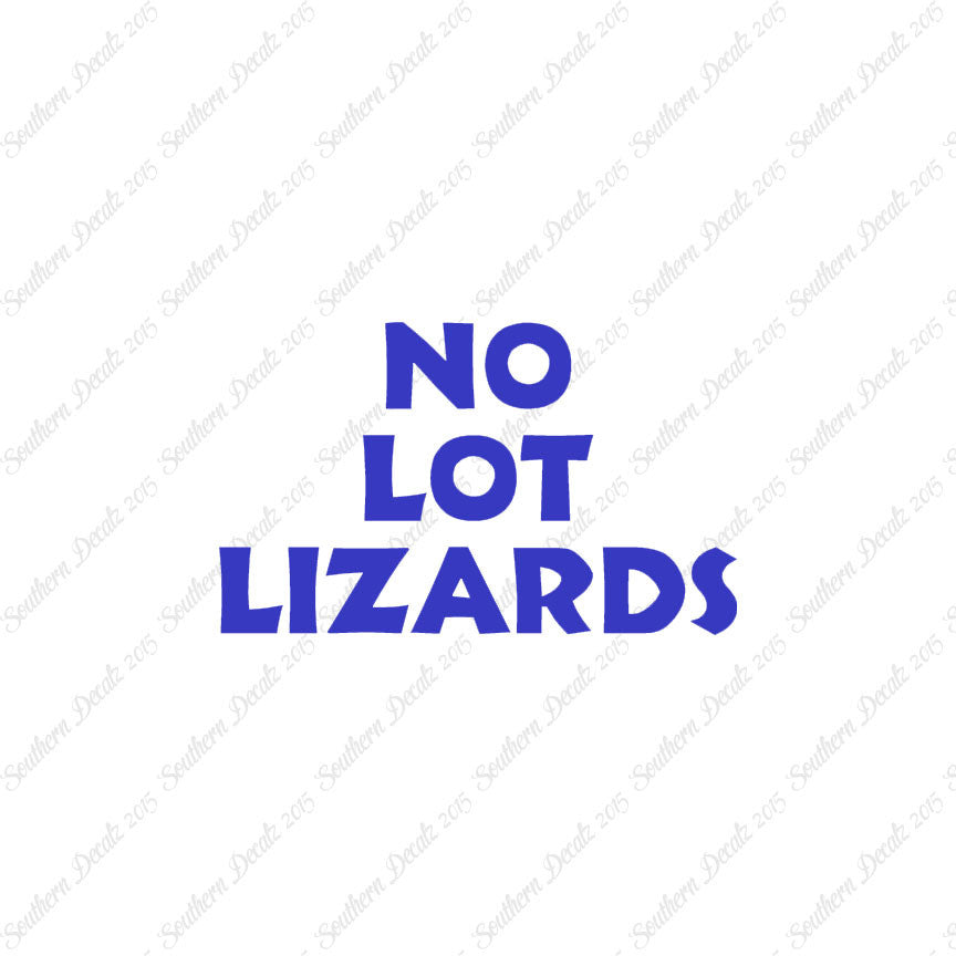 No Lot Lizards