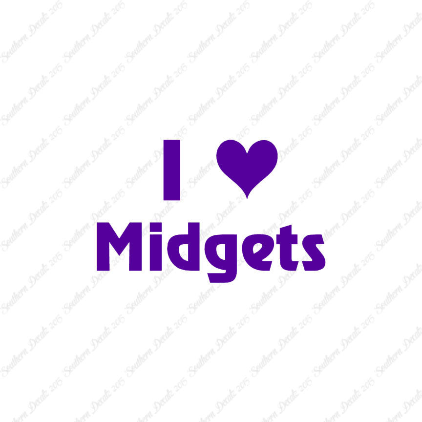 I Love Midgets Heart
