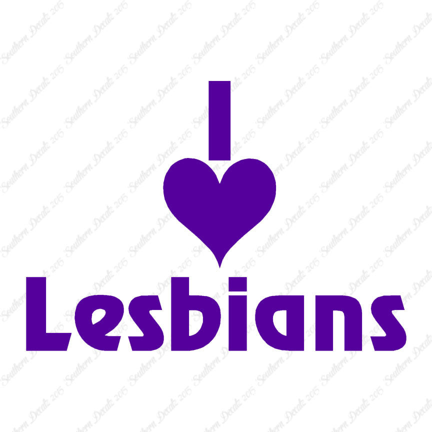I Love Lesbians Heart