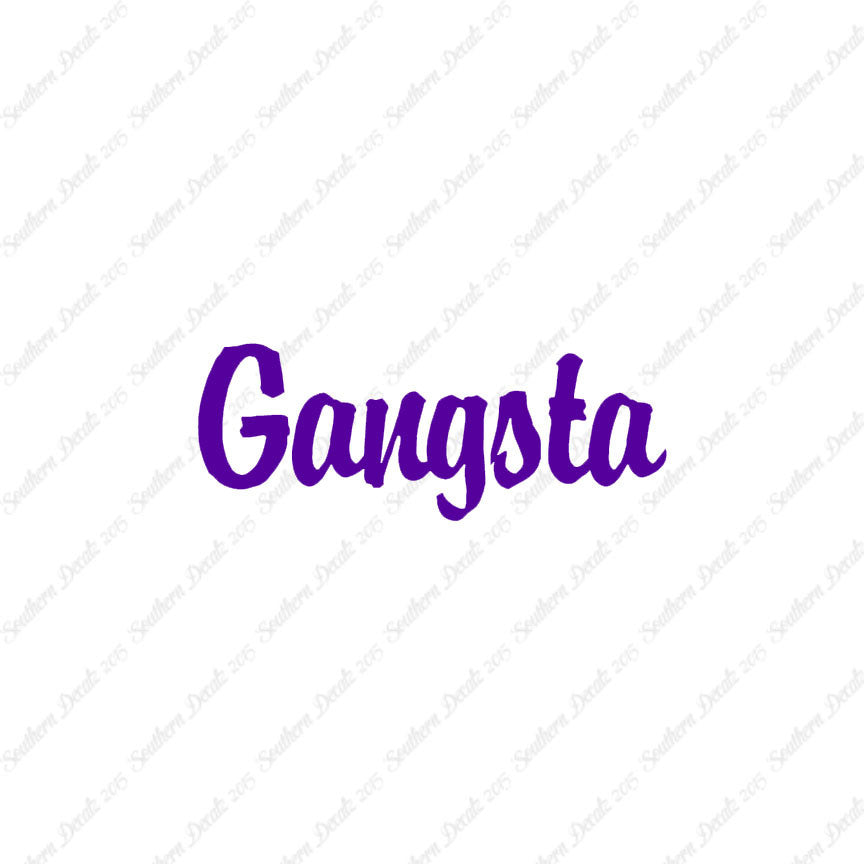 Gangsta Gangster