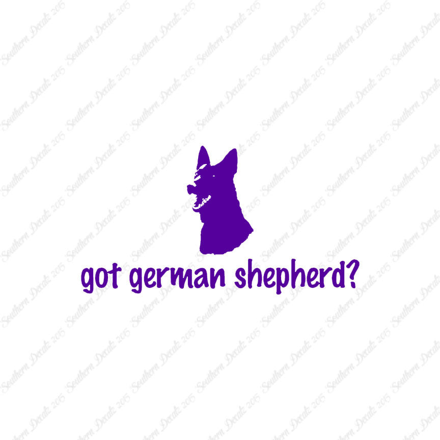 Got German Shepherd ? Head Dog Breed