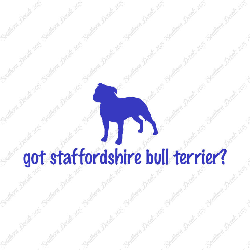 Got Staffordshire Bull Terrier ? Dog Bre