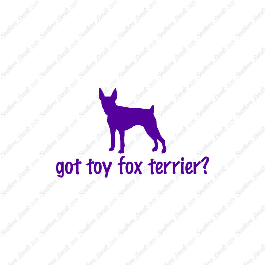 Got Toy Fox Terrier ? Dog Breed