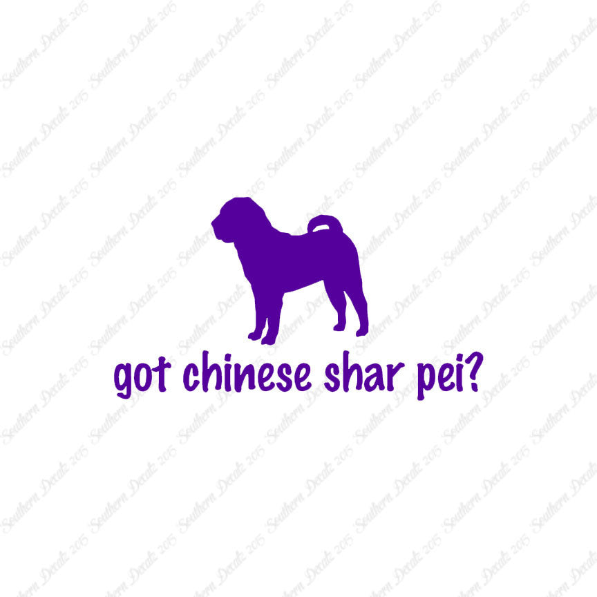 Got Chinese Shar Pei ? Dog Breed
