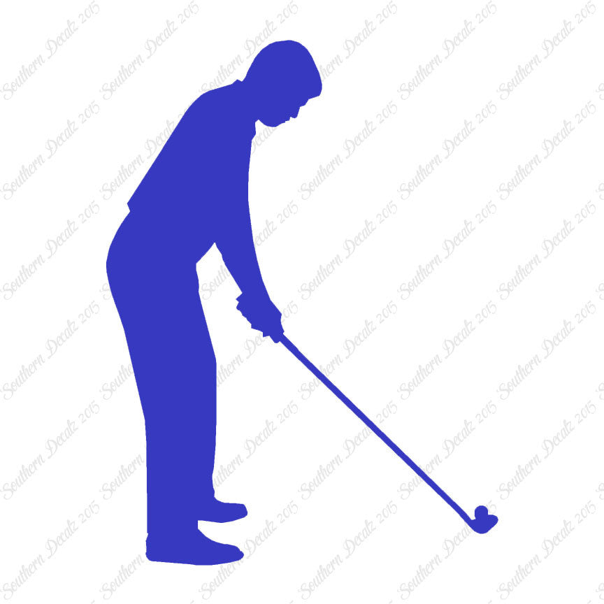 Golfer Golf Address Drive