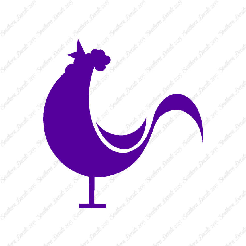 Crowing Rooster Art