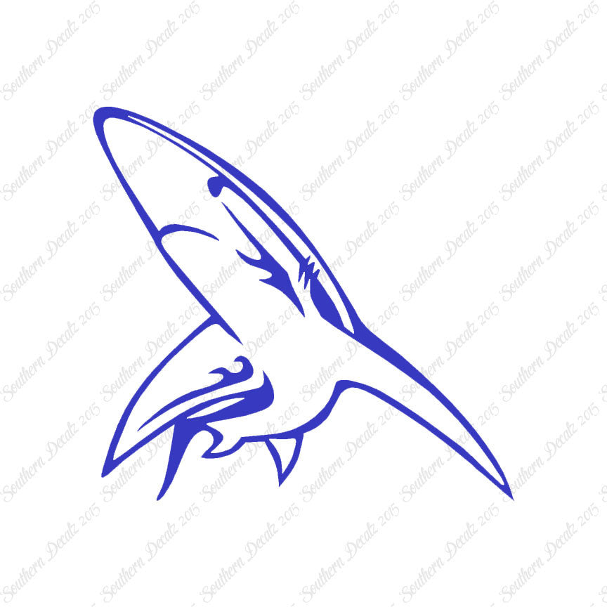 Blue Shark Art Drawing
