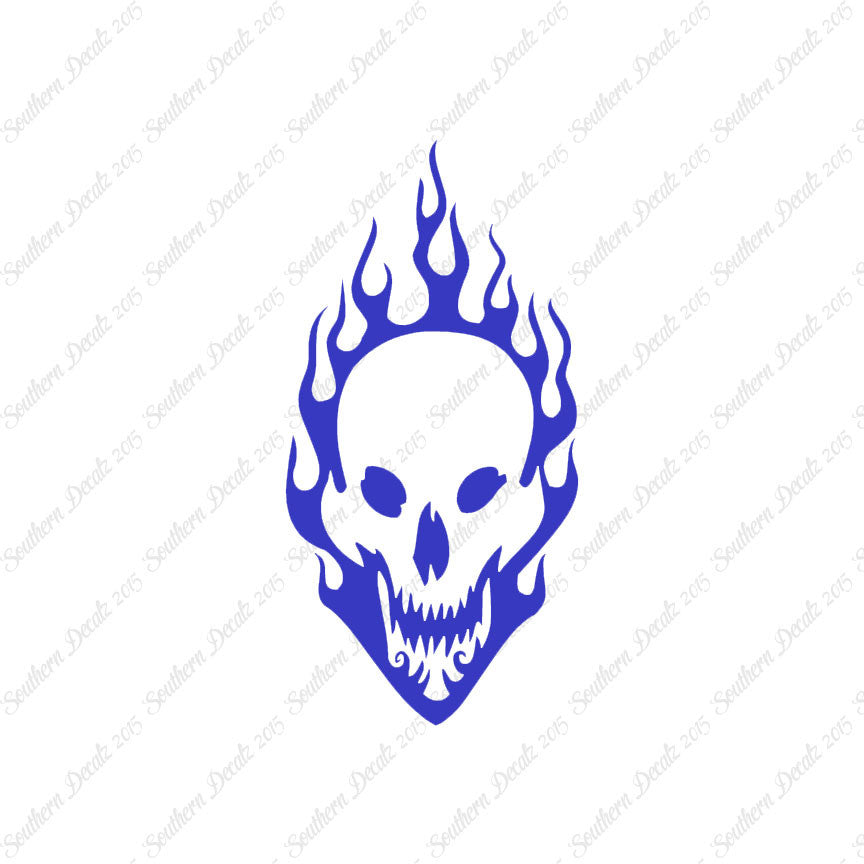Skull Flames Fire