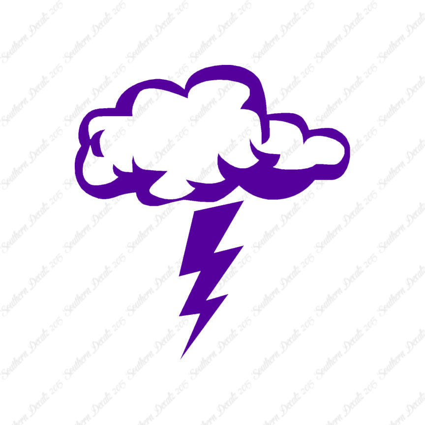 Storm Cloud Lightning Bolt