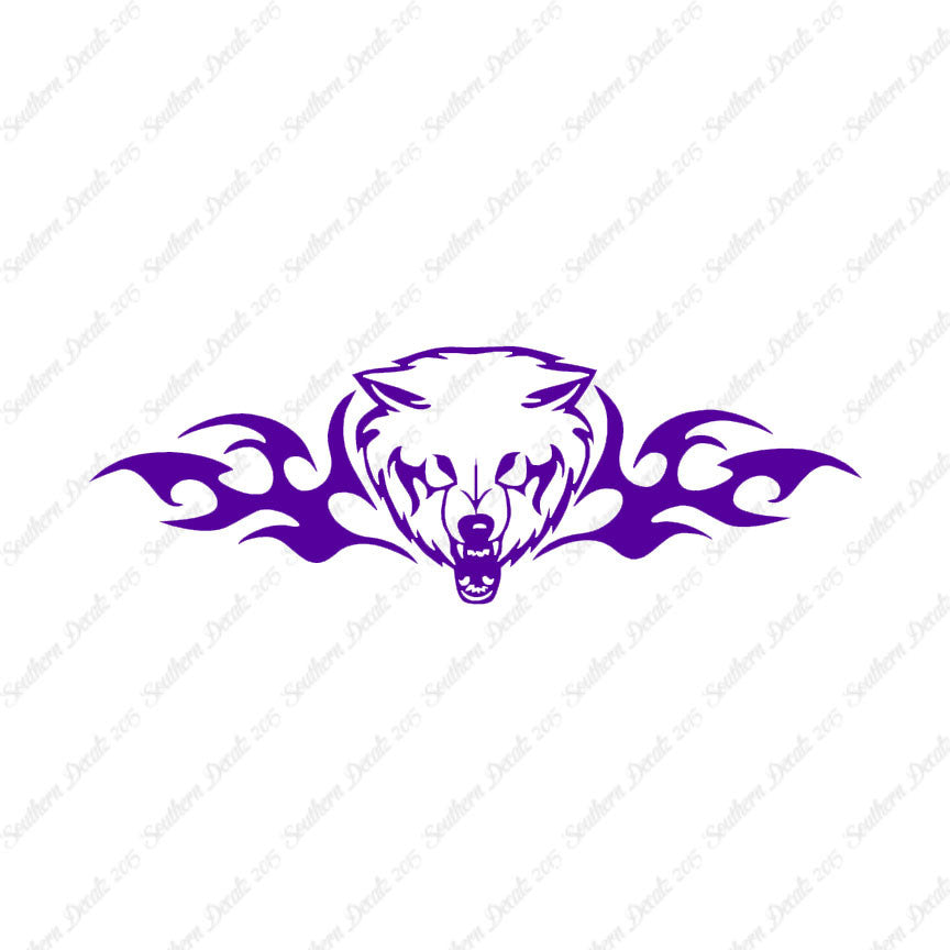 Tribal Wolf Head Snarl