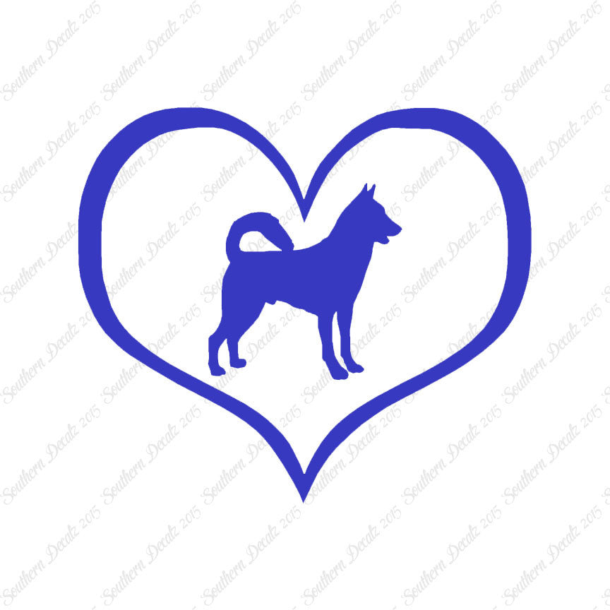 Canaan Dog Heart Love
