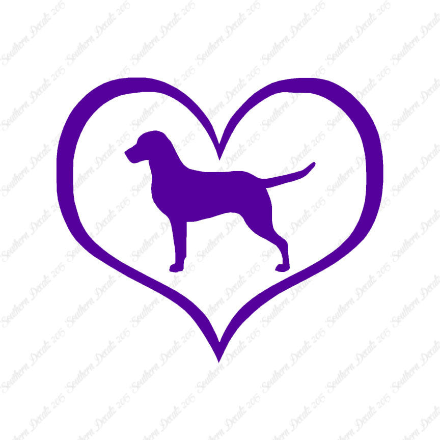 Chesapeake Bay Retriever Dog Heart Love