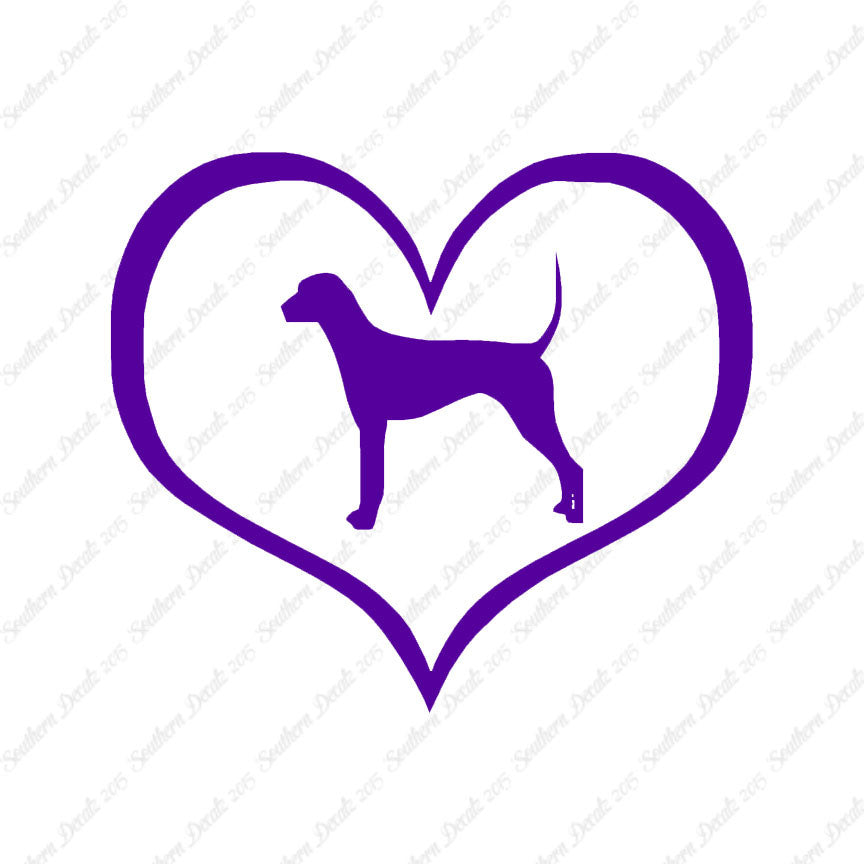 Plott Hound Dog Heart Love