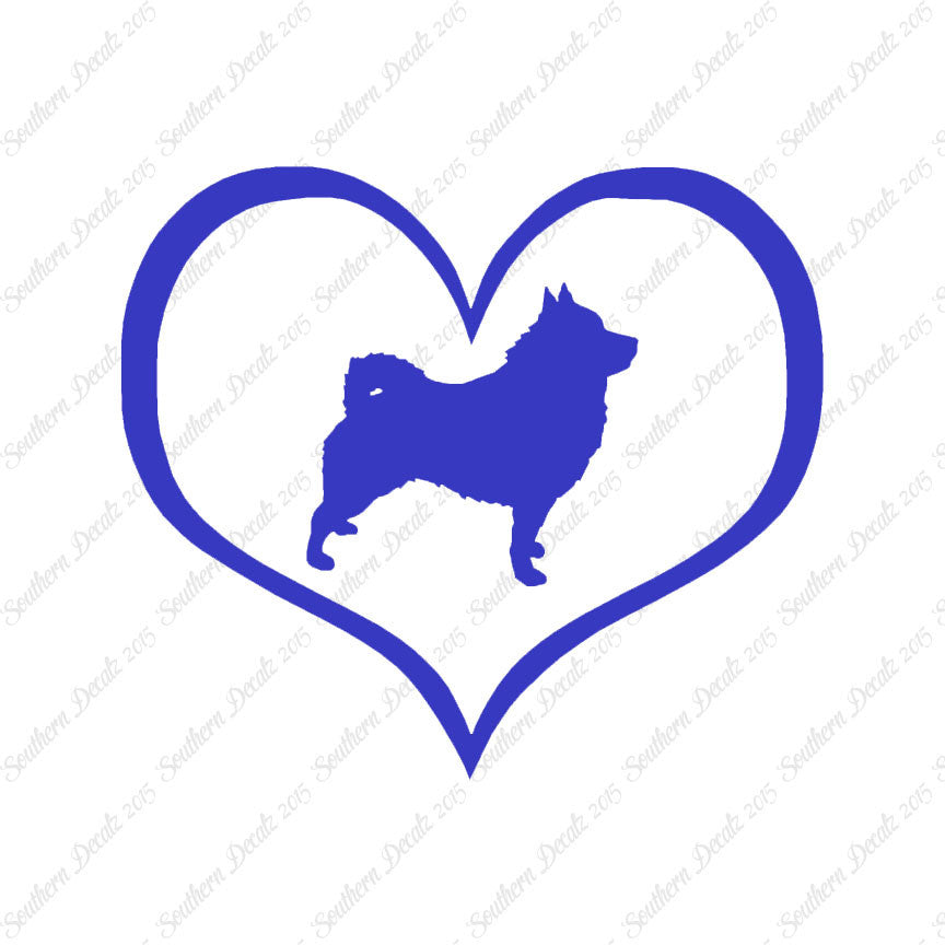 Schipperke Dog Heart Love
