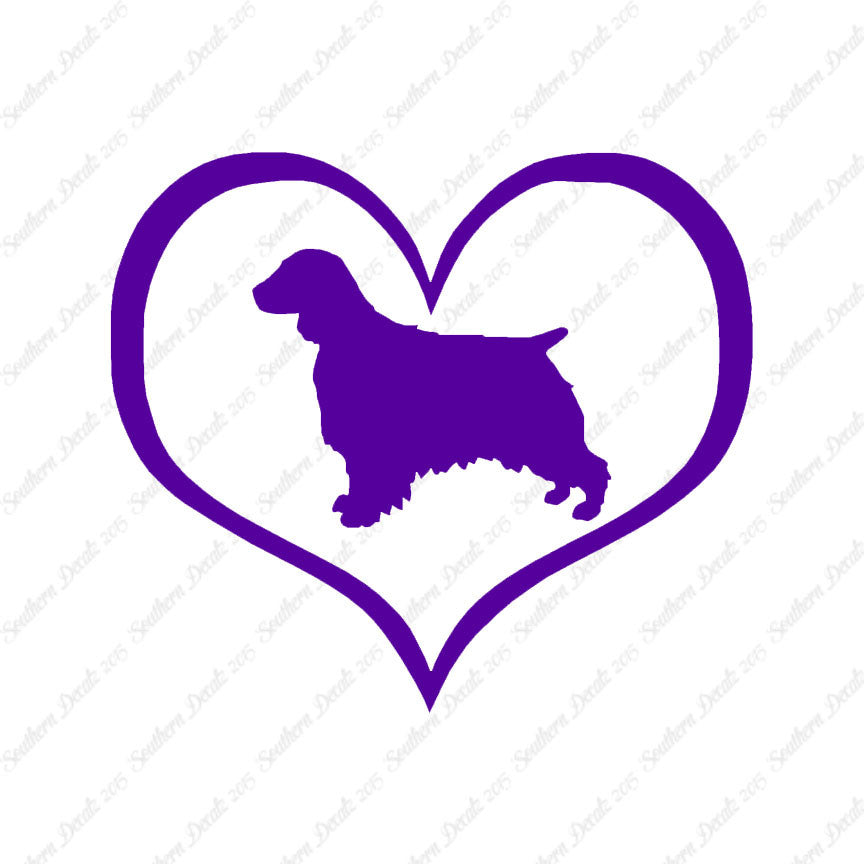 Welsh Springer Spaniel Dog Heart Love