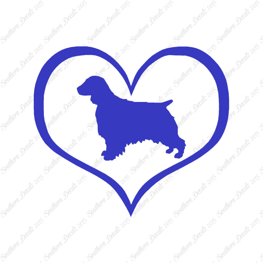Welsh Springer Spaniel Dog Heart Love