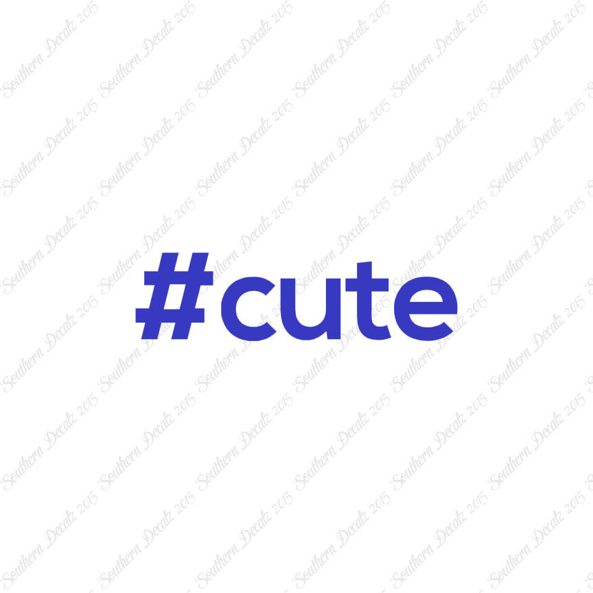 Hashtag Cute #cute