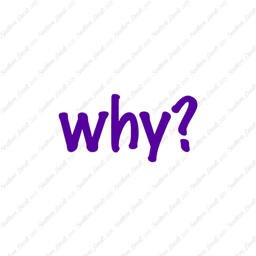 Why ? Text