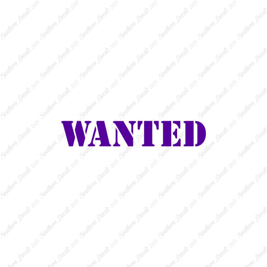 Wanted