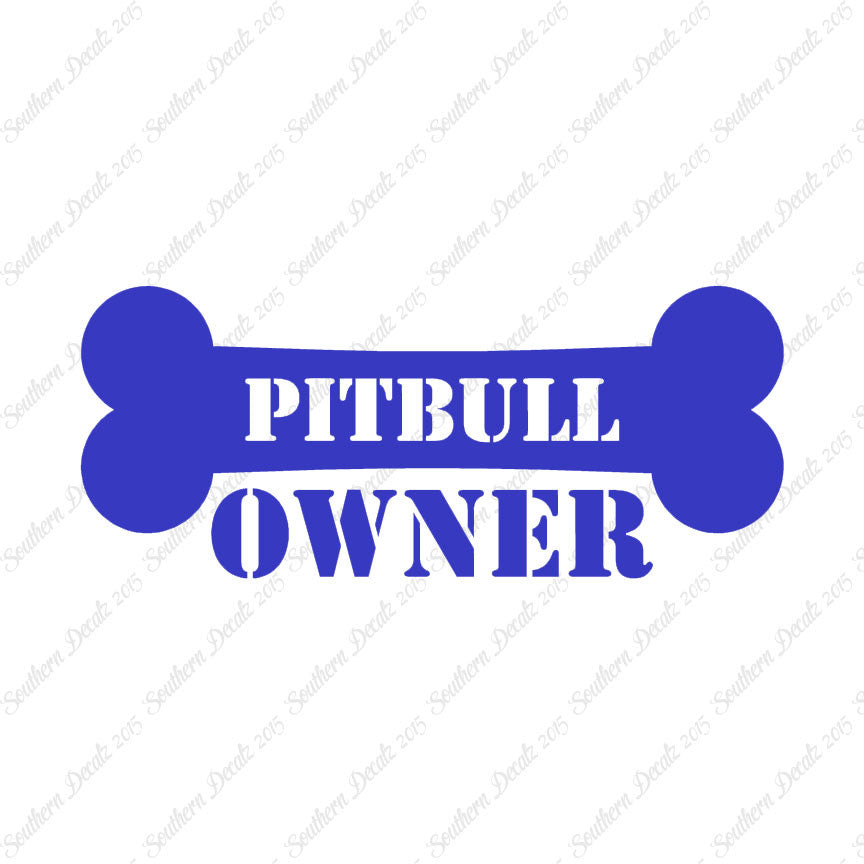 Pit Bull Dog Owner Bone