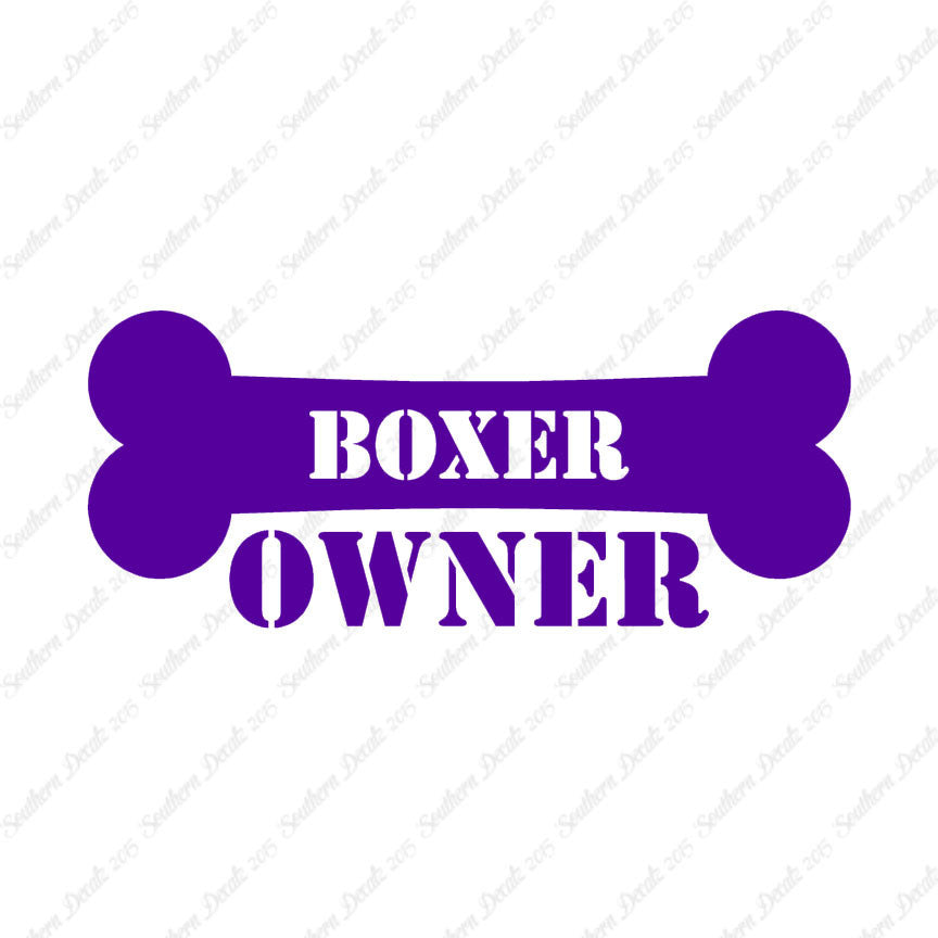 Boxer Dog Owner Bone