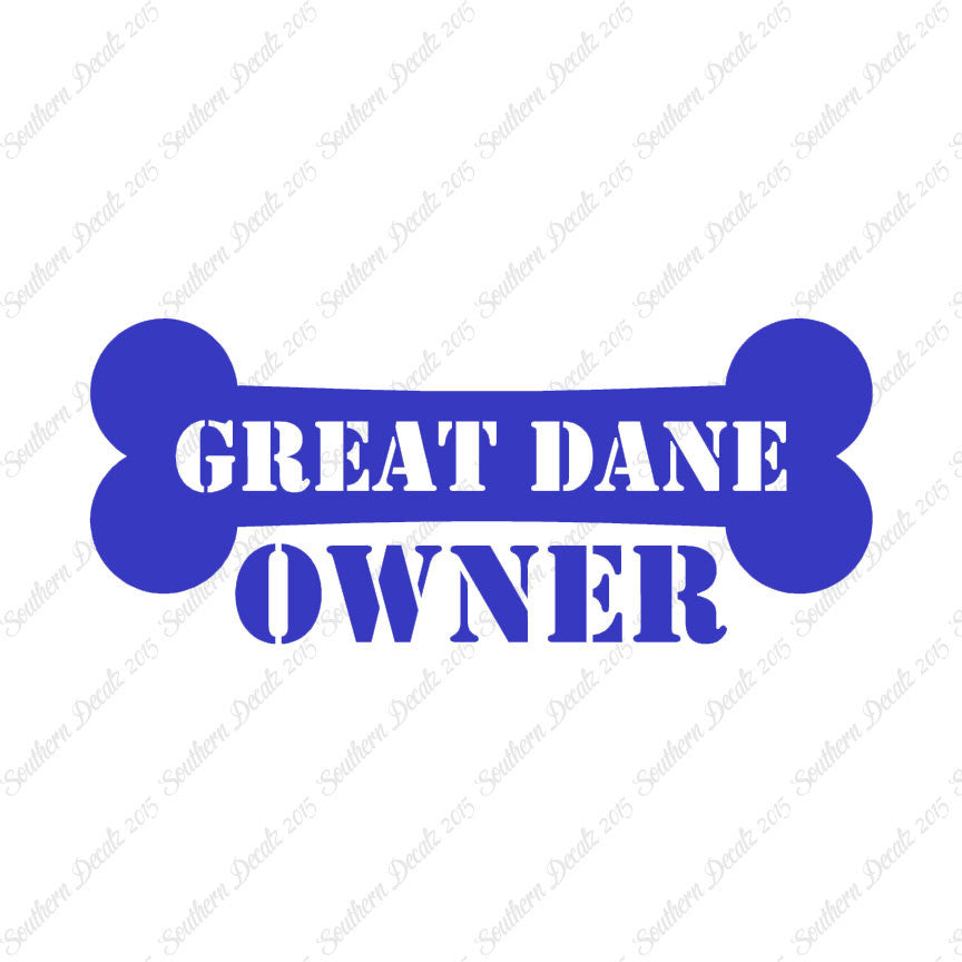 Great Dane Dog Owner Bone