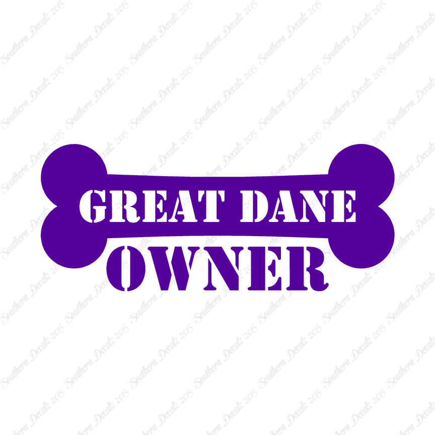 Great Dane Dog Owner Bone