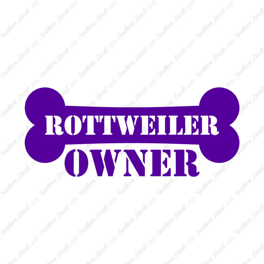 Rottweiler Dog Owner Bone