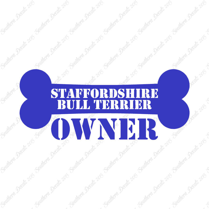 Staffordshire Bull Terrier Dog Owner Bon