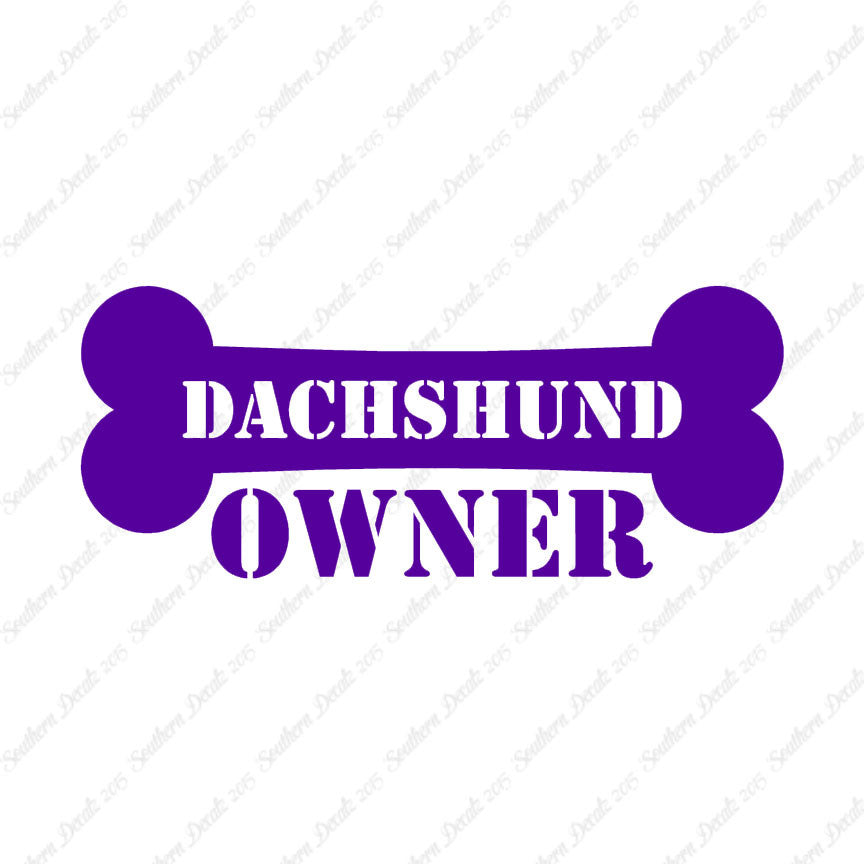 Dachshund Dog Owner Bone