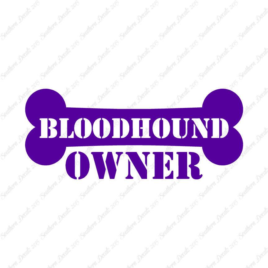 Bloodhound Dog Owner Bone