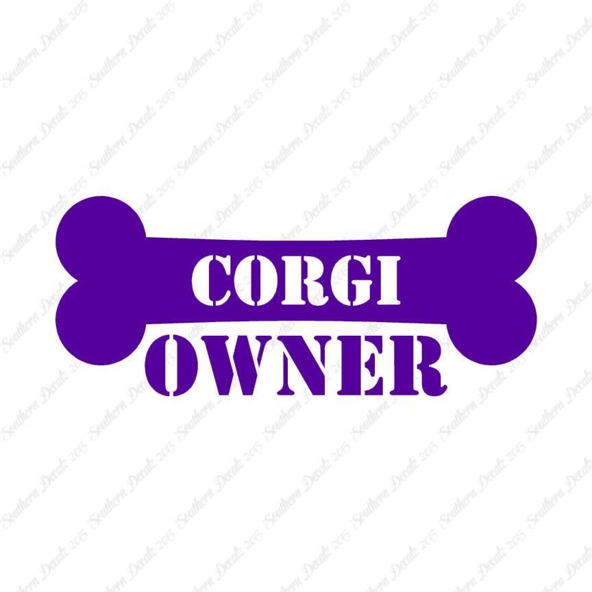 Corgi Dog Owner Bone