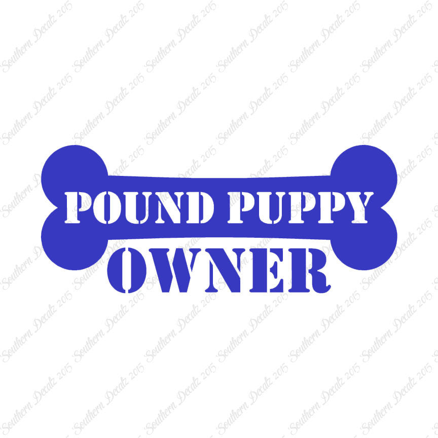Pound Puppy Dog Owner Bone