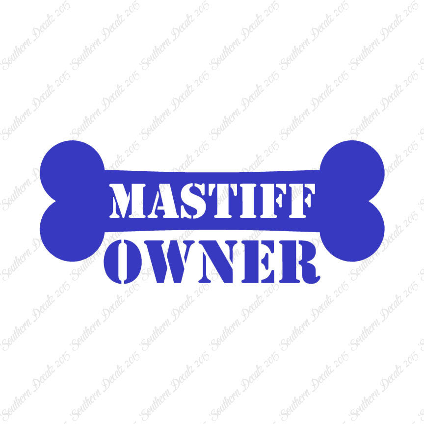 Mastiff Dog Owner Bone