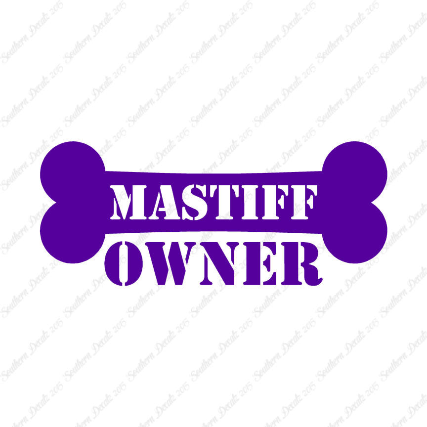 Mastiff Dog Owner Bone