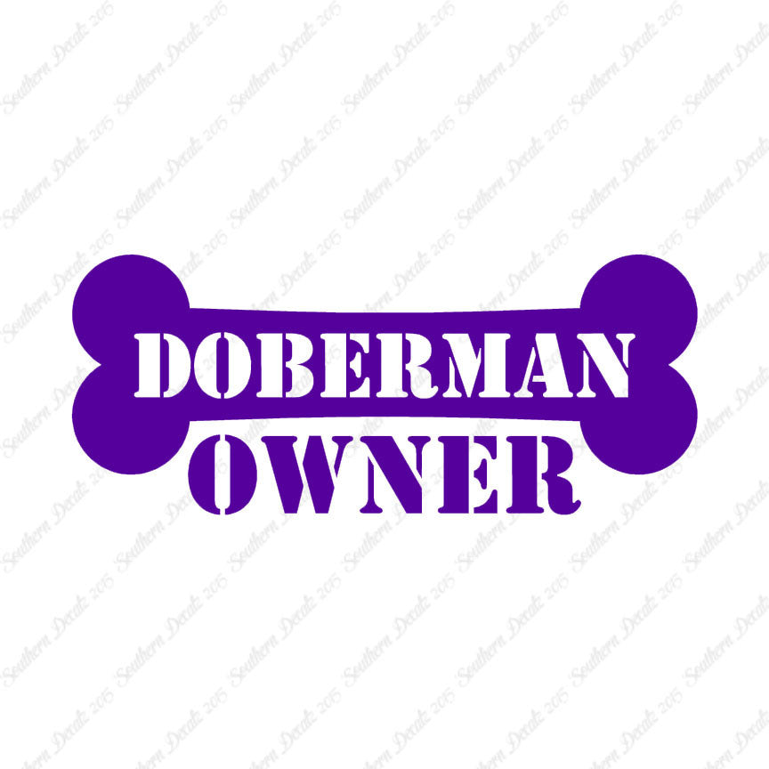 Doberman Dog Owner Bone