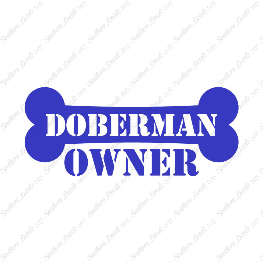Doberman Dog Owner Bone