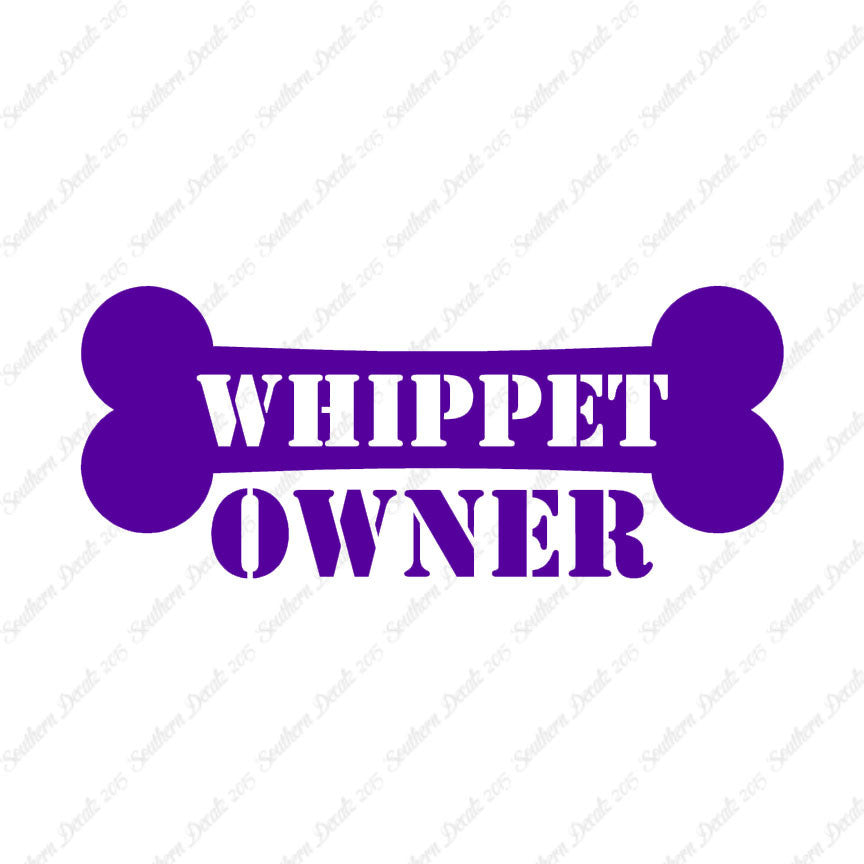 Whippet Dog Owner Bone