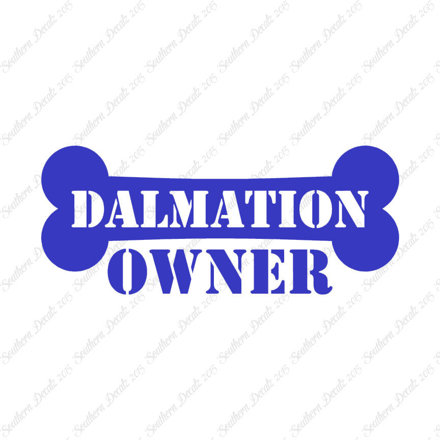 Dalmatian Dog Owner Bone