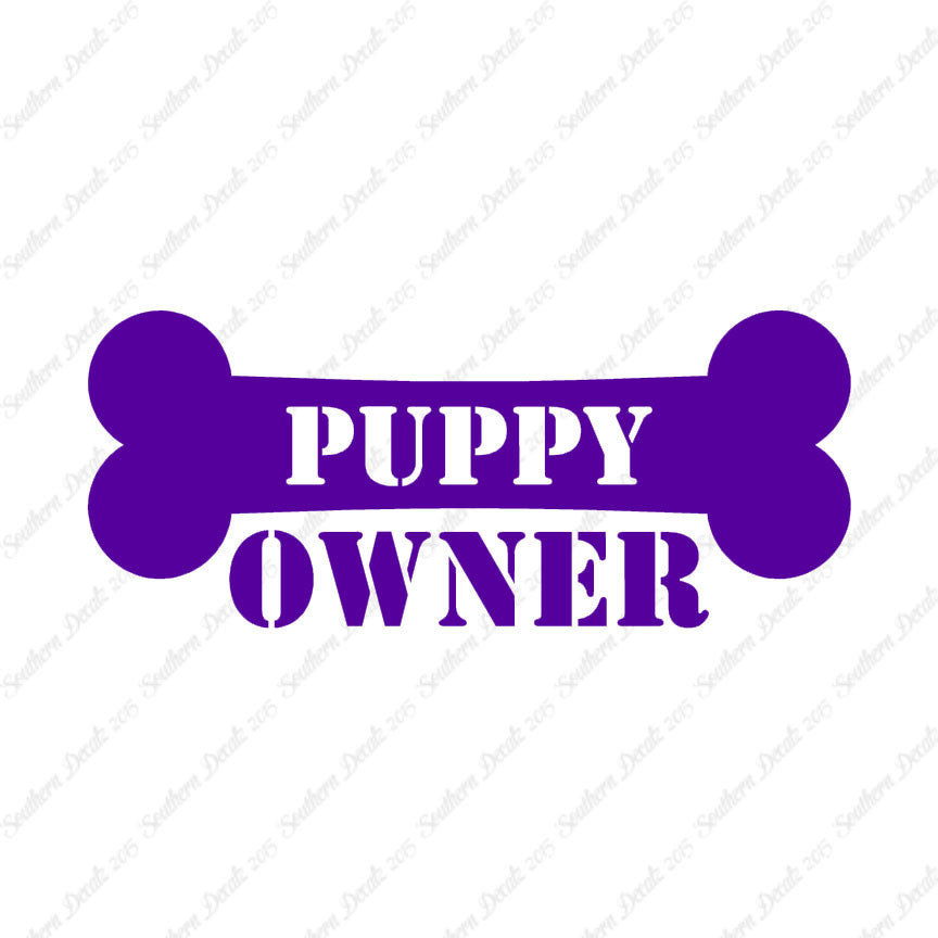 Puppy Dog Owner Bone
