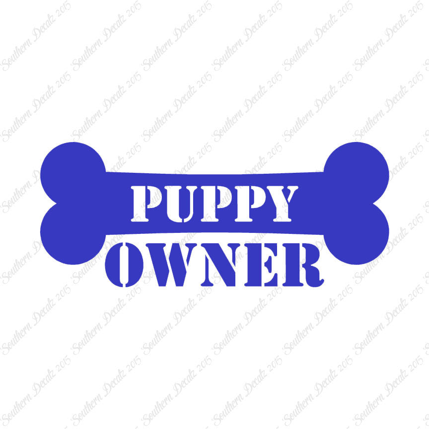 Puppy Dog Owner Bone
