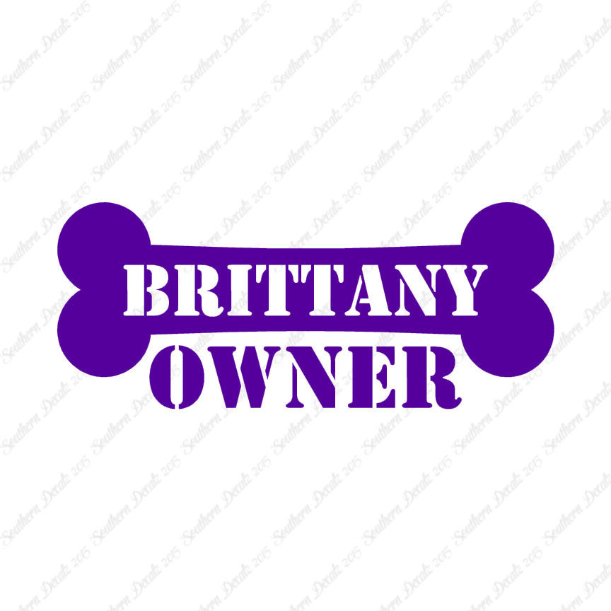 Brittany Dog Owner Bone